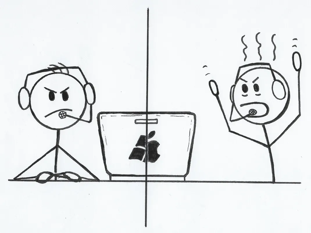 Issues when working remotely.